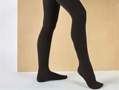 Name It black rib strømpebukser bomuld (2-pak)